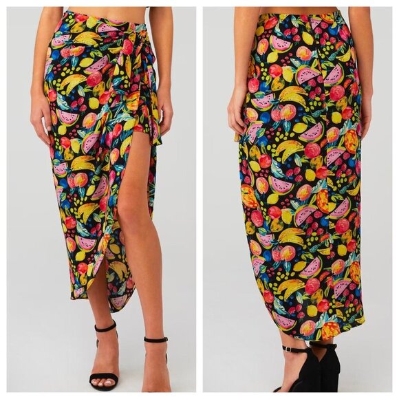 Show Me Your Mumu Wrap Me Up Skirt in Fruit Tango - NWT - Picture 5 of 8
